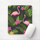 Pattern Peacock roze met ventilator Muismat (Met muis)