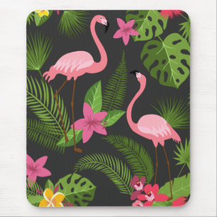 Pattern Peacock roze met ventilator Muismat