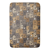 Pattern Pets Cute Dogs Lover Badmat (Voorkant Verticaal)