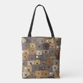 Pattern Pets Cute Dogs Lover Draagtas (Achterkant)