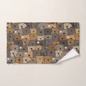 Pattern Pets Cute Dogs Lover Handdoek (Handdoek)