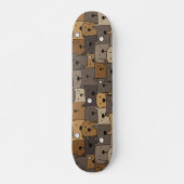 Pattern Pets Cute Dogs Lover Skateboard (Voorkant)