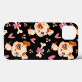 Pattern Pets Cute Funny Puppy Lover Case-Mate iPhone Case (Achterkant (horizontaal))