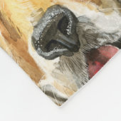 Pattern Pets Dogs Dierenvrienden Fleece Deken (Hoek)