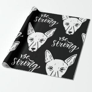 Pattern Pets Strong Dogs Lover Cadeaupapier