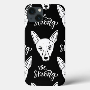 Pattern Pets Strong Dogs Lover iPhone 13 Hoesje