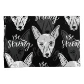 Pattern Pets Strong Dogs Lover Kussensloop (Voorkant-Rechts)