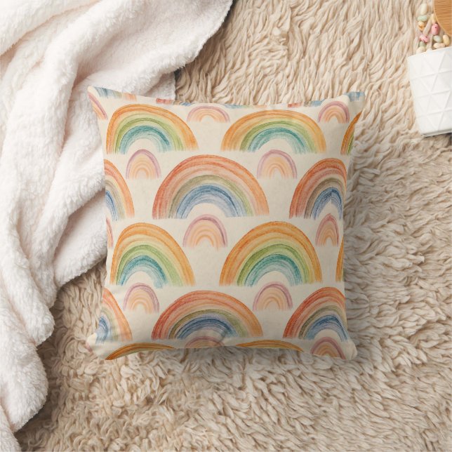 Pattern Rainbow Kussen (Deken)