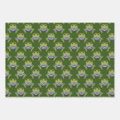 Pattern Retro Swimsuit Frog Animal Inpakpapier Vel (Voorkant 2)