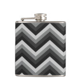 Pattern Retro Zig Zag Chevron Heupfles (Voorkant)