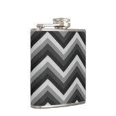 Pattern Retro Zig Zag Chevron Heupfles (Rechts)