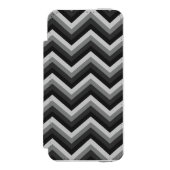 Pattern Retro Zig Zag Chevron Incipio iPhone Portemonnee Hoesje (Voorkant Agenda)