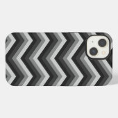 Pattern Retro Zig Zag Chevron iPhone Hoesje (Achterkant horizontaal)