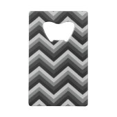 Pattern Retro Zig Zag Chevron Kredietkaart Flessenopener (Achterkant)