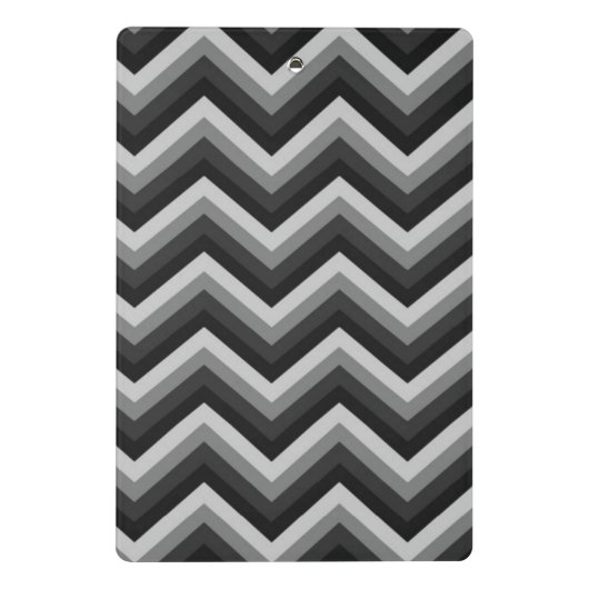 Pattern Retro Zig Zag Chevron Mini Klembord (Achterkant)