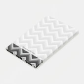 Pattern Retro Zig Zag Chevron Post-it® Notes (Schuin)
