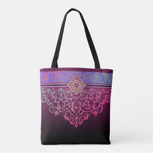 Pattern Royal Burgundy Monogram Canvas tas (Achterkant)