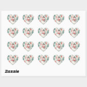Pattern Scandinavian Snowman Hart Sticker (Vel)