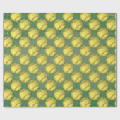 Pattern Softball Cadeaupapier (Vlak)