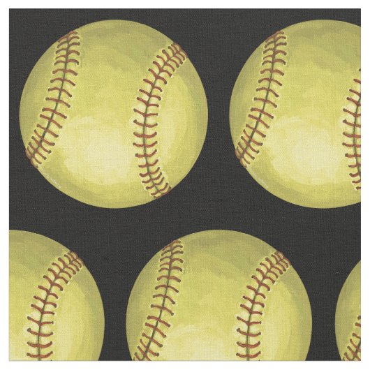 Pattern Softball Stof (Close Up)