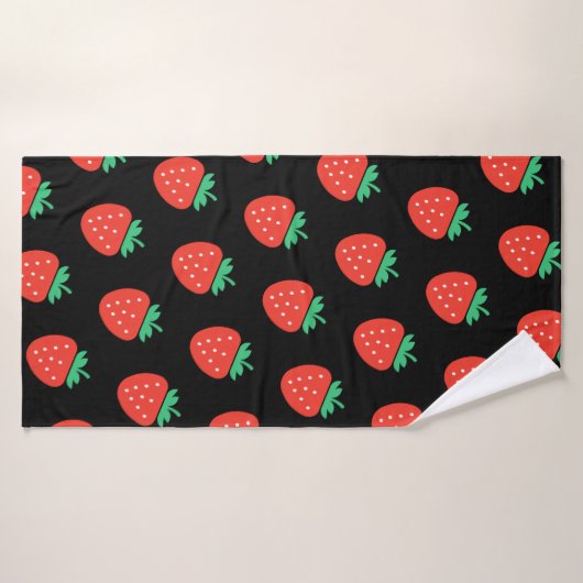 pattern strawberries (Serviette de bain)