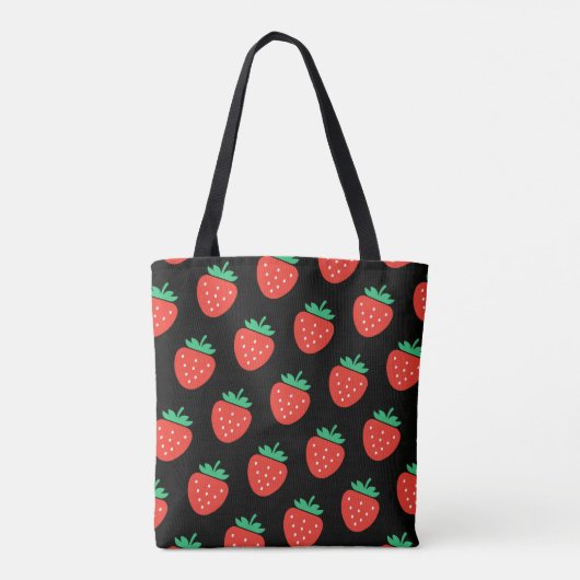 pattern strawberries draagtas (Achterkant)