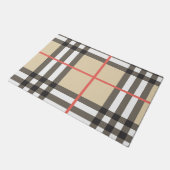 Pattern Stylish Scottish Geometric Mode Deurmat (Schuin)