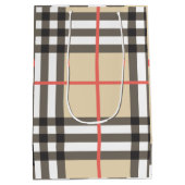 Pattern Stylish Scottish Geometric Mode Medium Cadeauzakje (Achterkant)