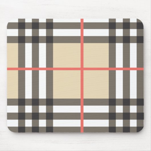Pattern Stylish Scottish Geometric Mode Muismat (Voorkant)