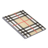 Pattern Stylish Scottish Geometric Mode Notitieboek (Rechterzijde)