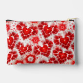 Pattern Tie Dye Red Hearts Etui (Achterkant)