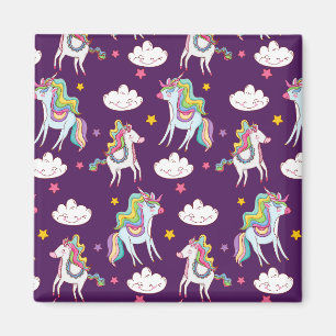 Pattern Unicorn Funny Magic Horse Magneet