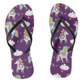 Pattern Unicorn Funny Magic Horse Teenslippers (Voetbed)