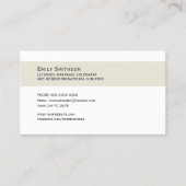  Pattern Wedding Celebrant Visitekaartje (Voorkant)