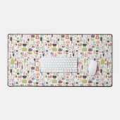 Pattern with colorful cooking icons (Clavier et souris)