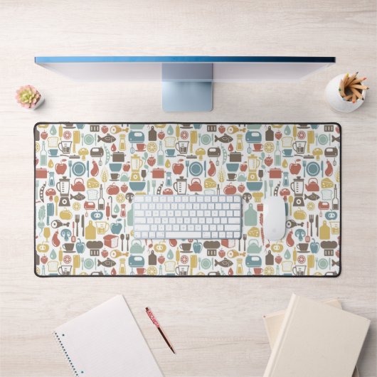 Pattern with cooking icons (Bureau 1)