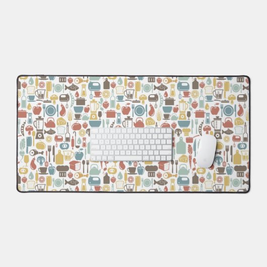 Pattern with cooking icons (Clavier et souris)