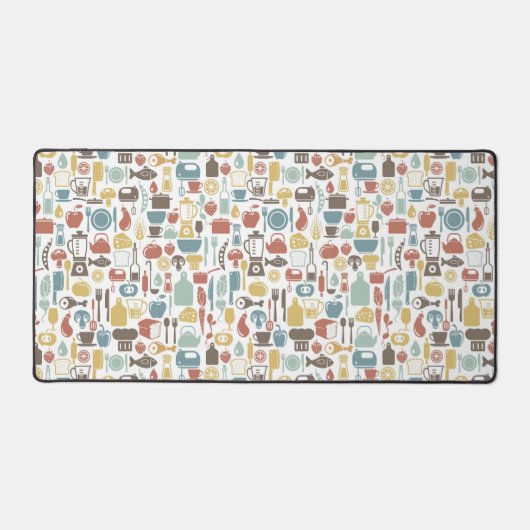 Pattern with cooking icons (Recto)