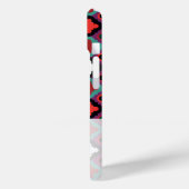 Pattern World red green Case-Mate iPhone Case (Achterkant / Links)