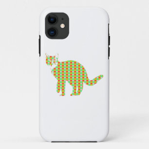 Patterned Cat iPhone 11 Hoesje