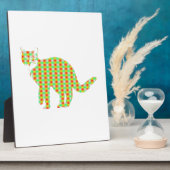 Patterned Cat Fotoplaat (Zijkant)