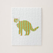 Patterned Cat Legpuzzel (Verticaal)