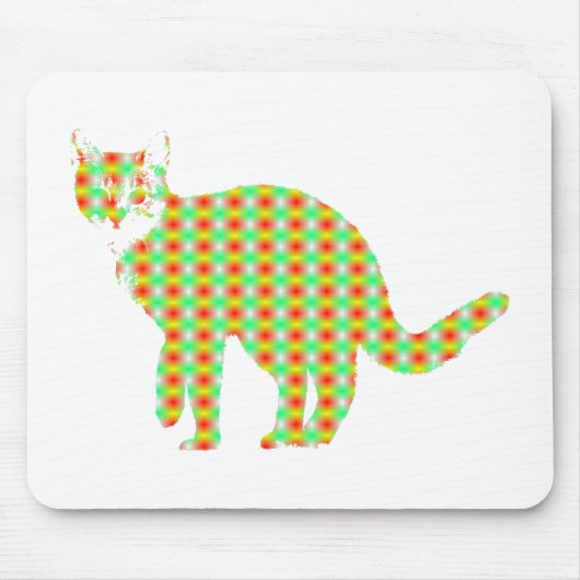 Patterned Cat Muismat (Voorkant)