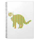 Patterned Cat Notitieboek (Voorkant)