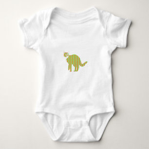 Patterned Cat Romper
