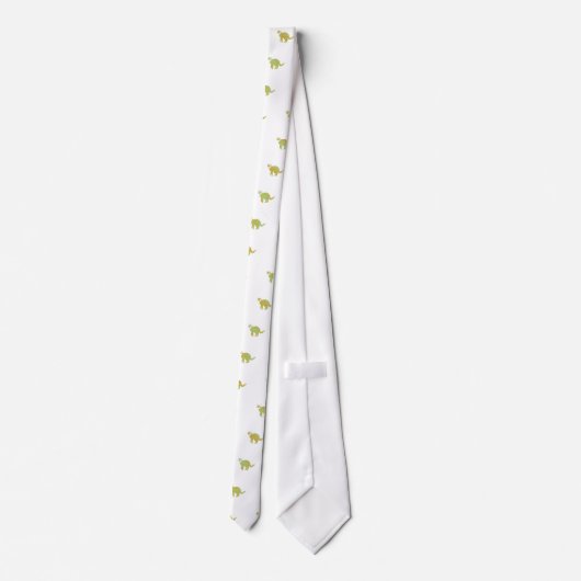 Patterned Cat Stropdas (Achterkant)