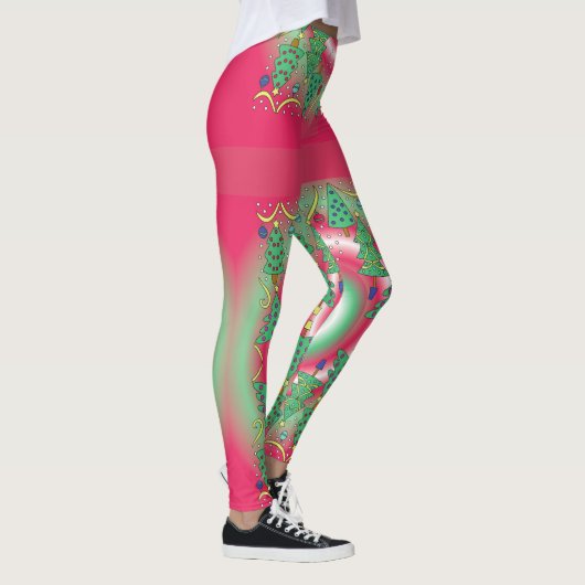 Patterned Christmas Leggings (Droite)