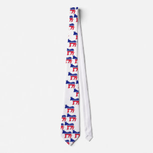Patterned Democratic Stropdas