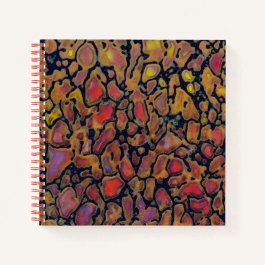 Patterned Dinosaur Bone Notitieboek (Voorkant)