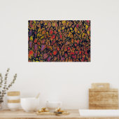 Patterned Dinosaur Bone Poster (Keuken)